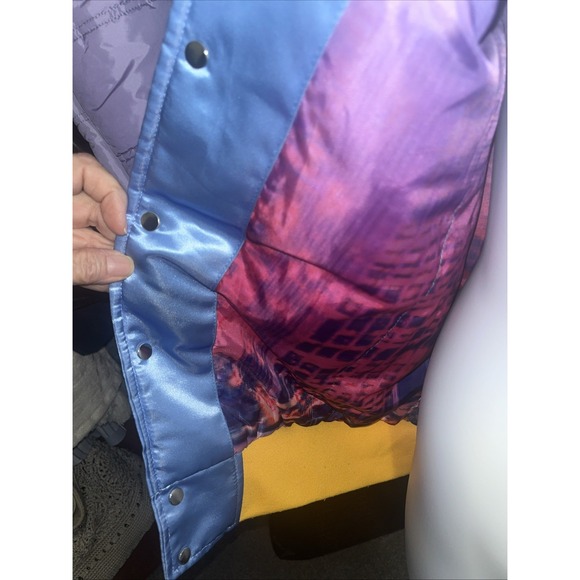 Headgear Classics Jacket Size Large Crenshaw Mamba Mentality 8 24 Blue Satin - Picture 14 of 16